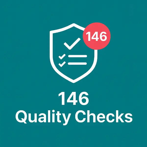 146+ Quality Checks by Si Karigar Dubai